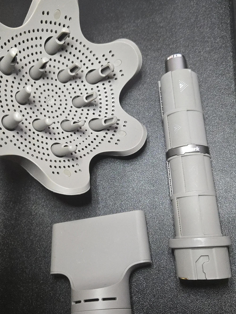 Shark Gray Hair Styling Attachment - Replacement Tools & Carry Case (NO CORD)